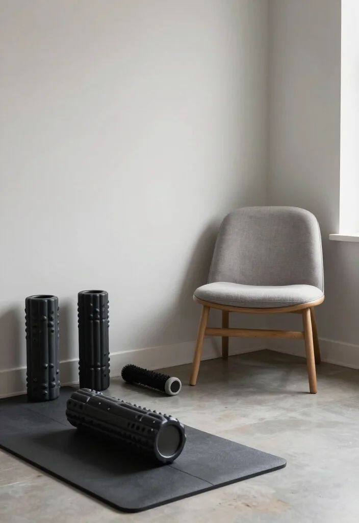 20 Garage Gym Ideas to Turn Any Empty Space Into a Fully Functional Home Gym - 18. A Dedicated Recovery Zone 1