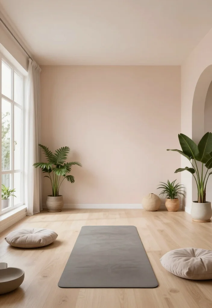 20 Garage Gym Ideas to Turn Any Empty Space Into a Fully Functional Home Gym - 5. Zen Retreat 1
