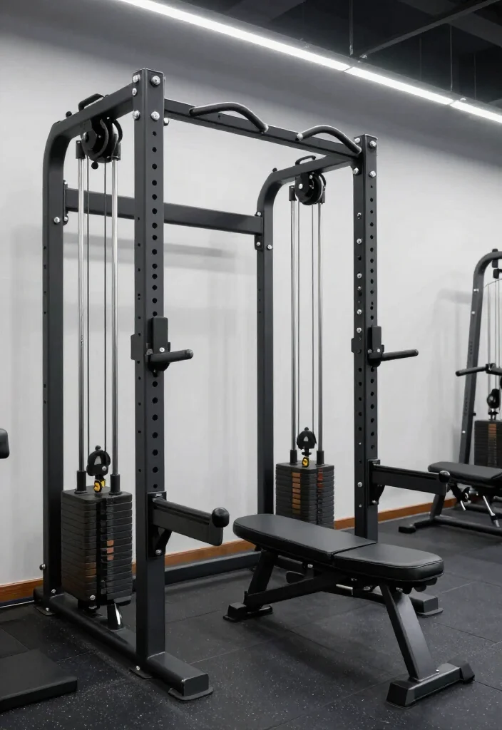 20 Garage Gym Ideas to Turn Any Empty Space Into a Fully Functional Home Gym - 8. Multi-Functional Equipment 1