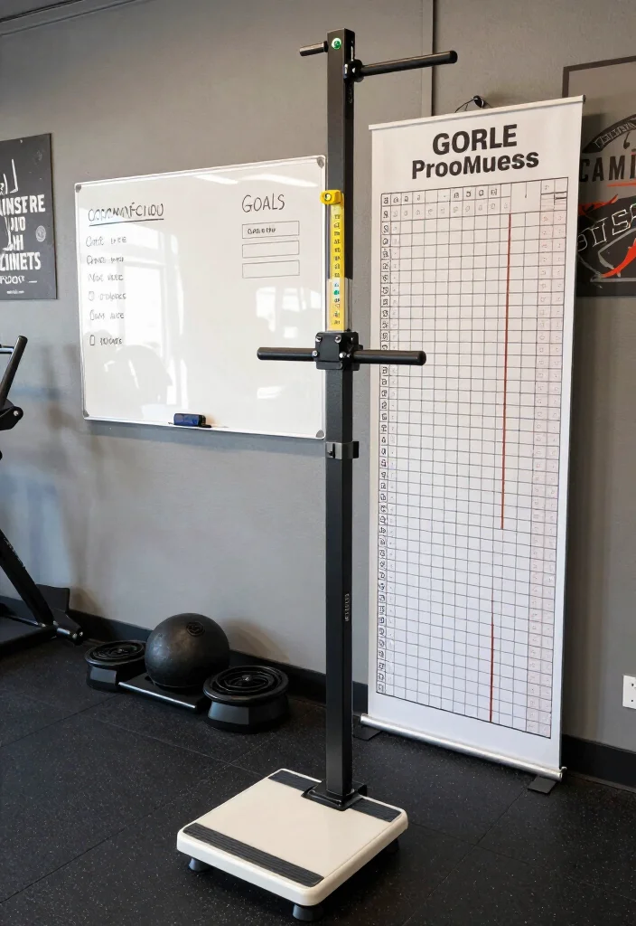20 Garage Gym Setup Ideas Organized by Workout Style: Strength, Cardio, and CrossFit - 19. Fitness Assessment and Measurement Station 1