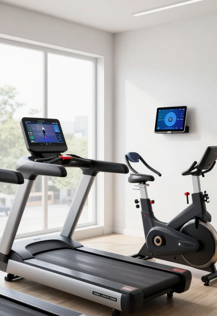 20 Garage Gym Setup Ideas Organized by Workout Style: Strength, Cardio, and CrossFit - 4. High-Tech Cardio Zone 1