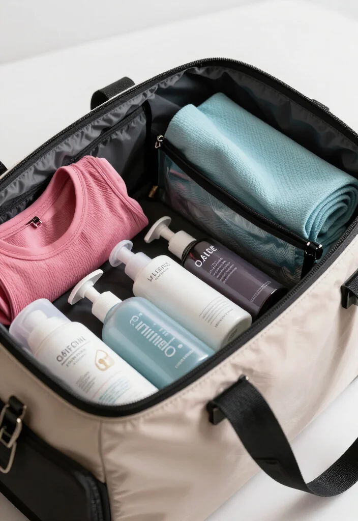 20 Genius Gym Bag Organization Tips Every Woman Needs to Know (#3 Will Shock You!) - 12. Don’t Forget Your Toiletries 1
