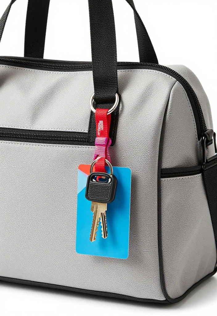 20 Genius Gym Bag Organization Tips Every Woman Needs to Know (#3 Will Shock You!) - 13. Use a Keychain for Convenience 1