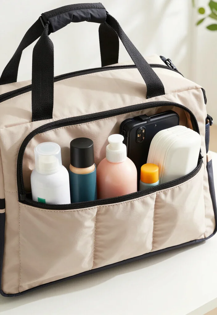 20 Genius Gym Bag Organization Tips Every Woman Needs to Know (#3 Will Shock You!) - 19. Make Use of Every Pocket 1