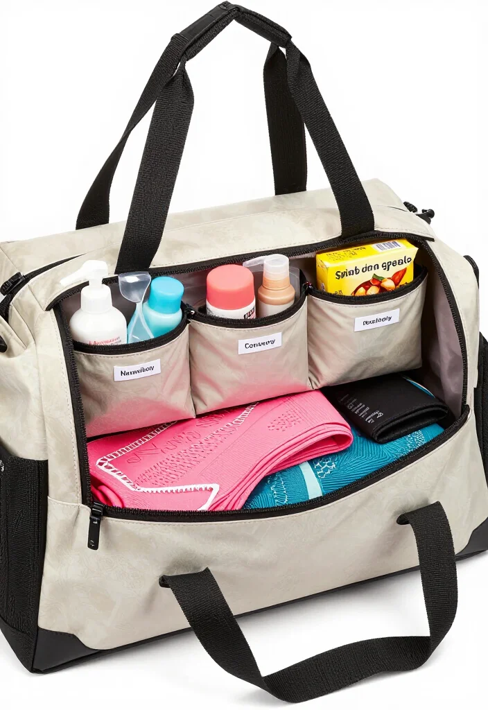 20 Genius Gym Bag Organization Tips Every Woman Needs to Know (#3 Will Shock You!) - 8. Categorize Like a Pro 1