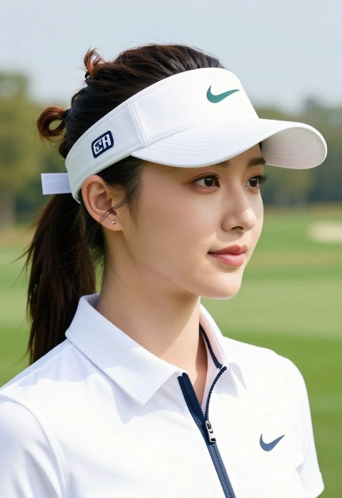 20 Golf Hairstyles for Women That Stay Perfectly Under a Hat - 15. The Double Buns 1