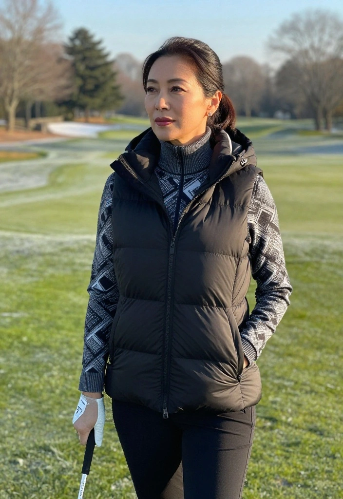20 Golf Outfits for Women in Cold Weather: Chic Layers That Work - 2. Warm and Chic Vests 1