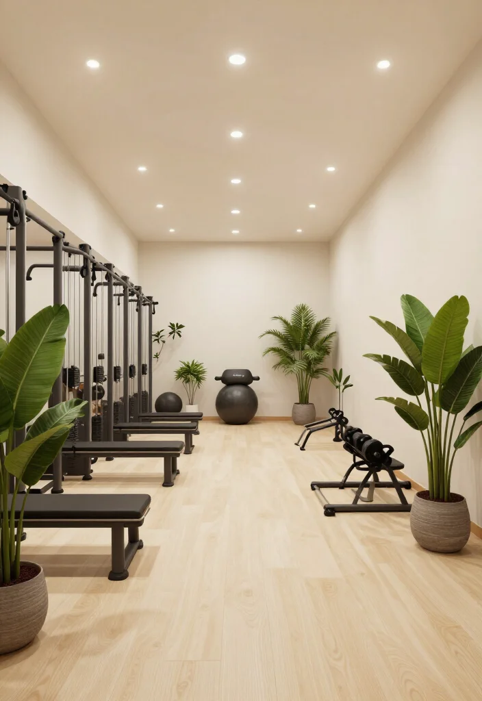 20 Gym Aesthetic Ideas to Build the Most Motivating Workout Space and Vibe - 17. Feng Shui for Positive Energy 1