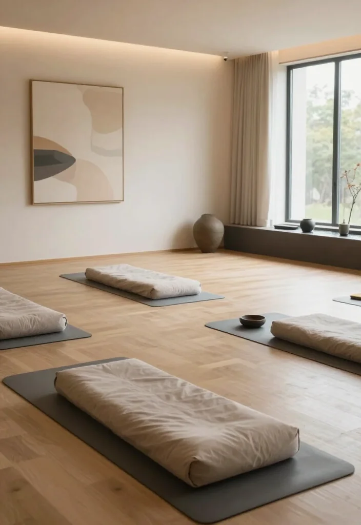 20 Gym Aesthetic Ideas to Build the Most Motivating Workout Space and Vibe - 20. Create a Zen Zone 1