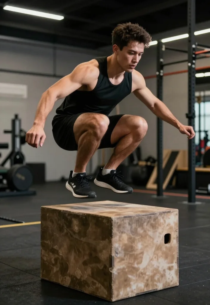 20 Gym Core Routines That Will Challenge Your Limits (Dare to Try #11!) - 17. Box Jumps with Core Activation 1