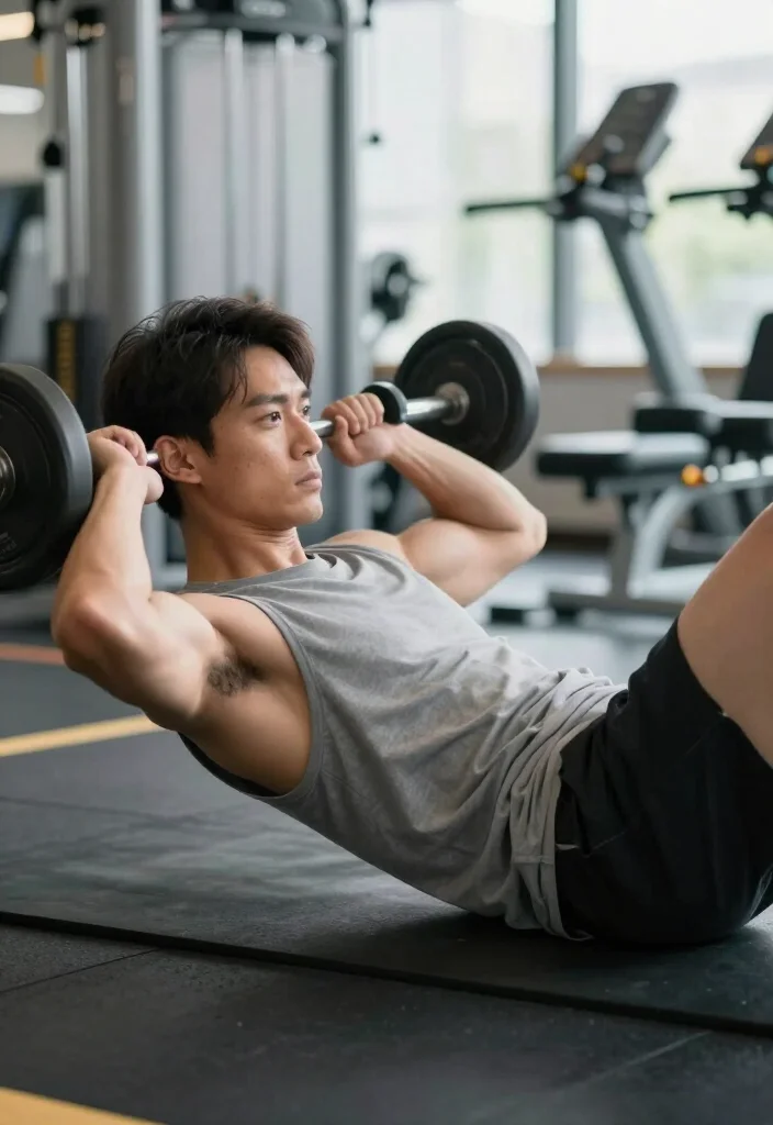 20 Gym Core Routines That Will Challenge Your Limits (Dare to Try #11!) - 18. Weighted Sit-Ups 1