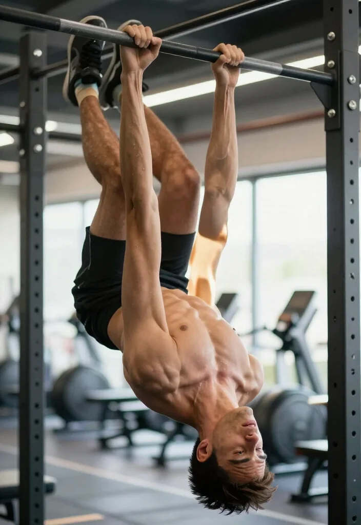 20 Gym Core Routines That Will Challenge Your Limits (Dare to Try #11!) - 4. Hanging Leg Raises 1