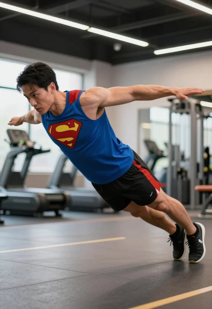 20 Gym Core Routines That Will Challenge Your Limits (Dare to Try #11!) - 6. Superman Exercise 1
