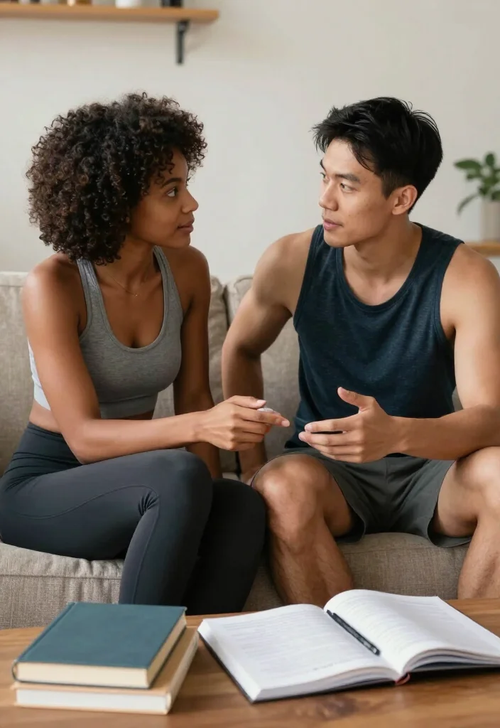 20 Gym Couple Goals That Prove Training Together Is the Best Date Night - 16. Share Your Fitness Goals 1
