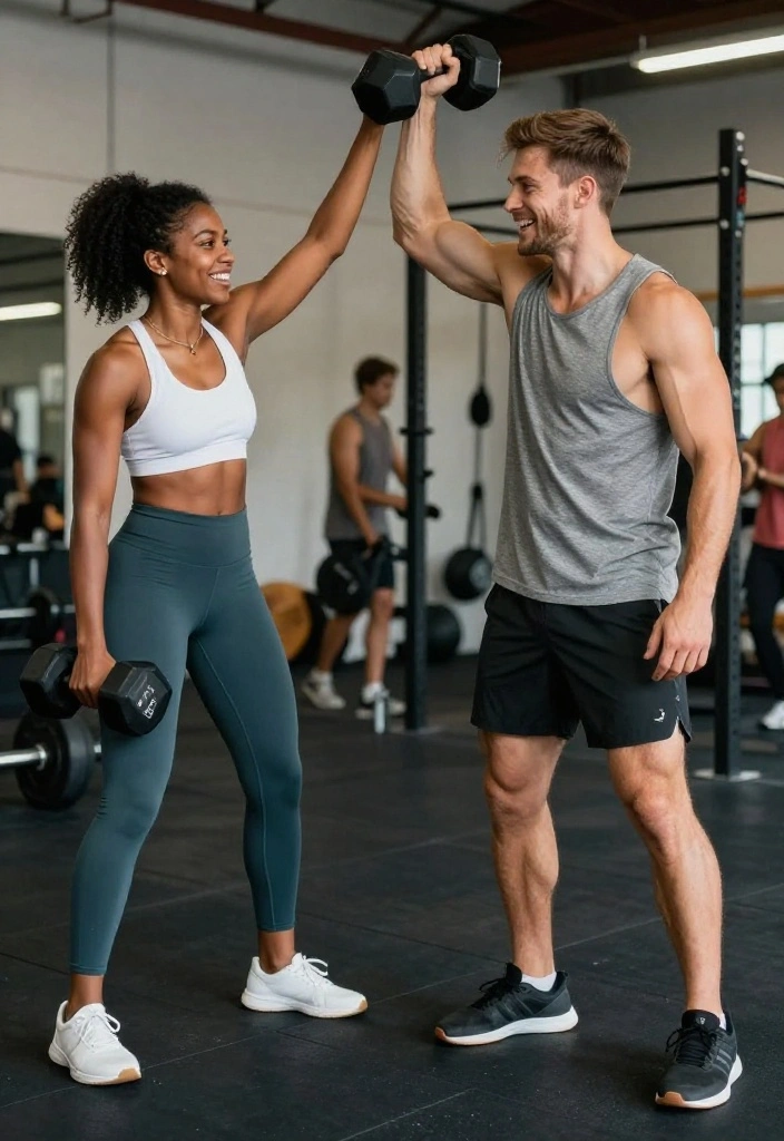 20 Gym Couple Goals That Prove Training Together Is the Best Date Night - 3. Fitness Challenges 1