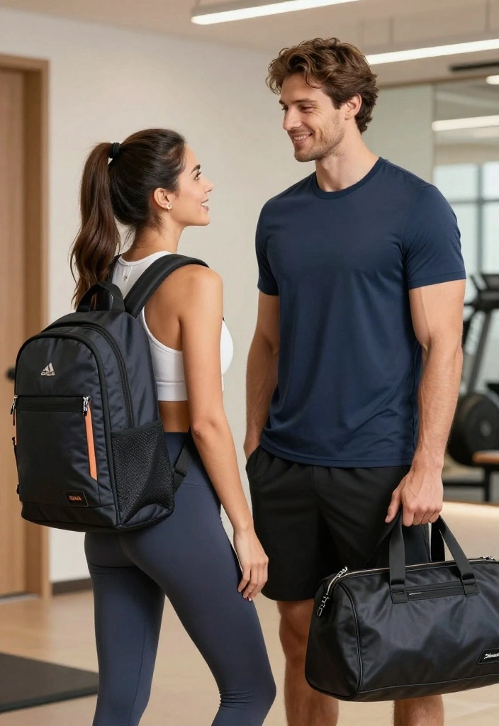 20 Gym Couple Outfit Ideas That Match Without Looking Cheesy or Over-Coordinated - 16. Stylish Accessories to Tie it Together 1