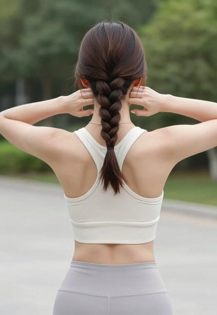 20 Gym Hairstyles That Stay Completely in Place Through Any Workout - 8. Low Side Braid 1