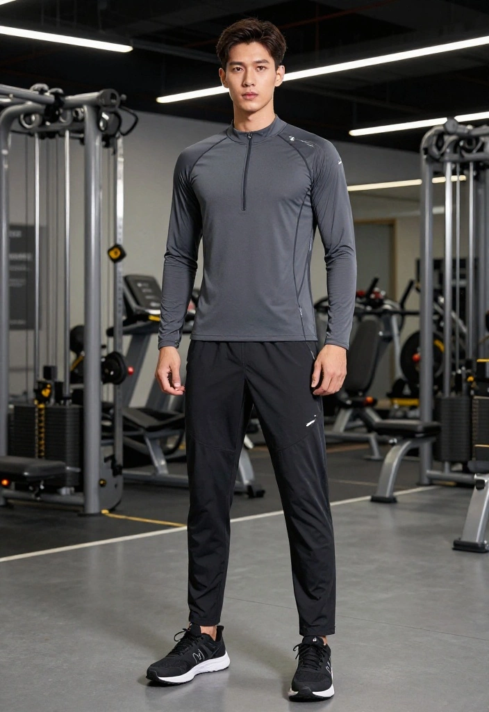 20 Gym Outfit Ideas for Men That Are Comfortable, Functional, and Actually Stylish - 18. Tech-Infused Athletic Wear 1