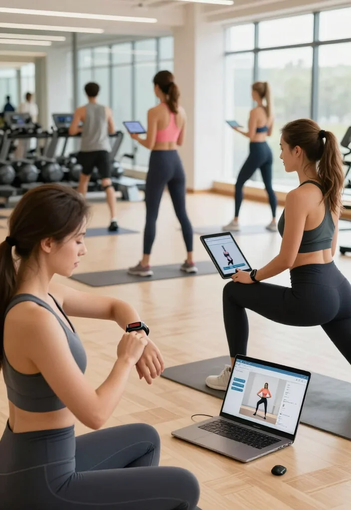 20 Gym Routine Ideas for Women at Every Fitness Level: Beginner, Intermediate, Advanced - 19. Tech-Enabled Workouts: Engage with Fitness Technology 1