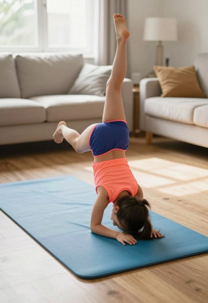20 Gymnastics Poses for Beginners to Practice and Master at Home - 1. Forward Roll 1
