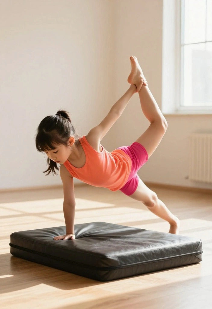 20 Gymnastics Poses for Beginners to Practice and Master at Home - 11. Side Lunge 1