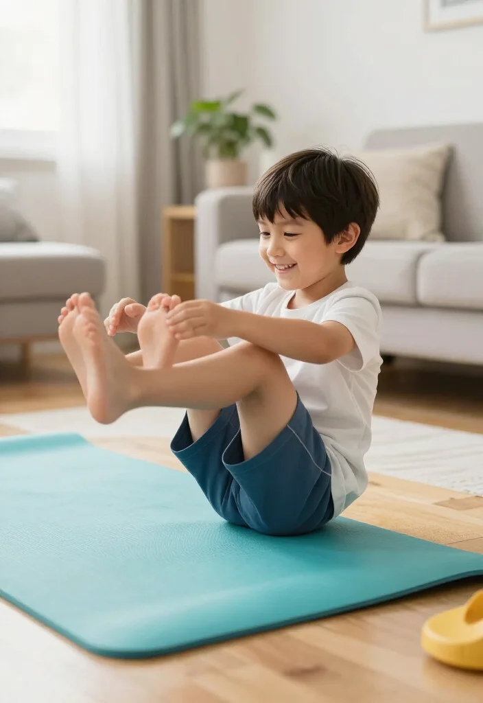 20 Gymnastics Poses for Beginners to Practice and Master at Home - 16. Knee Tuck 1