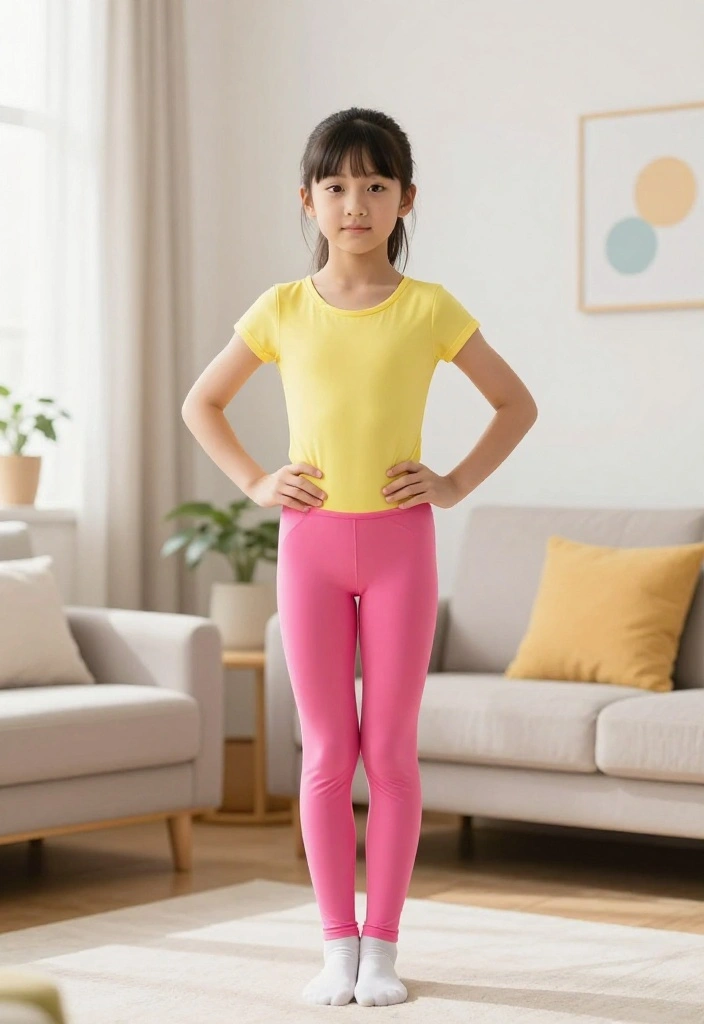 20 Gymnastics Poses for Beginners to Practice and Master at Home - 18. Standing Tall 1