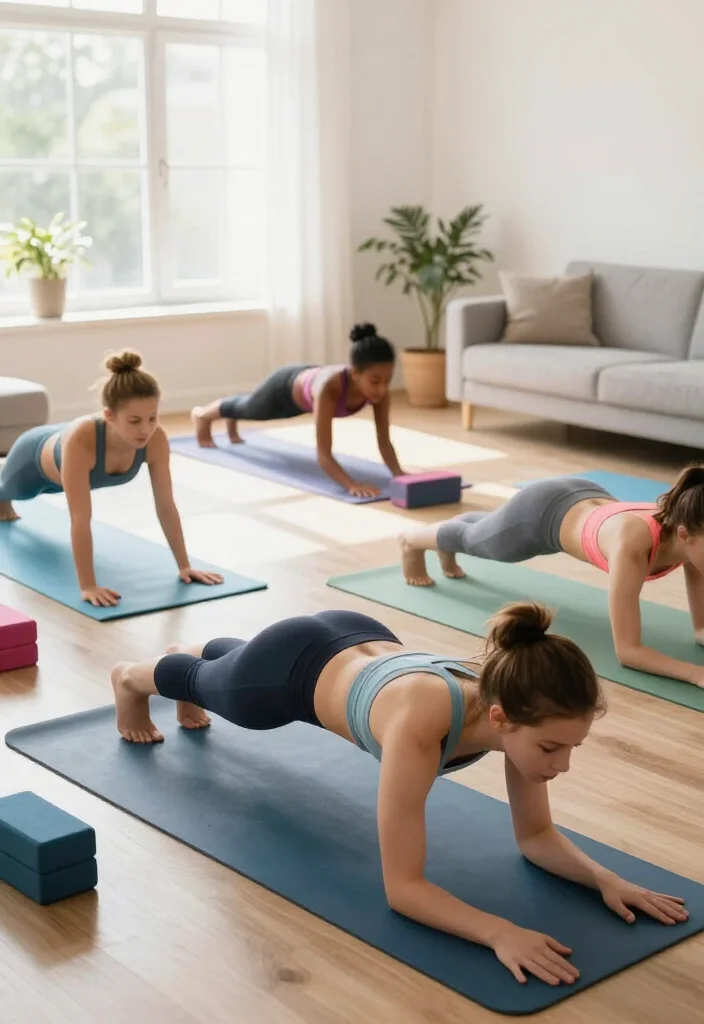 20 Gymnastics Poses for Beginners to Practice and Master at Home - 3. Plank Pose 1