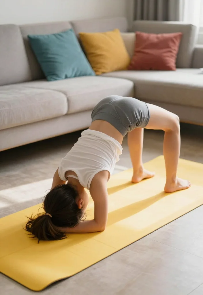 20 Gymnastics Poses for Beginners to Practice and Master at Home - 4. Bridge Pose 1
