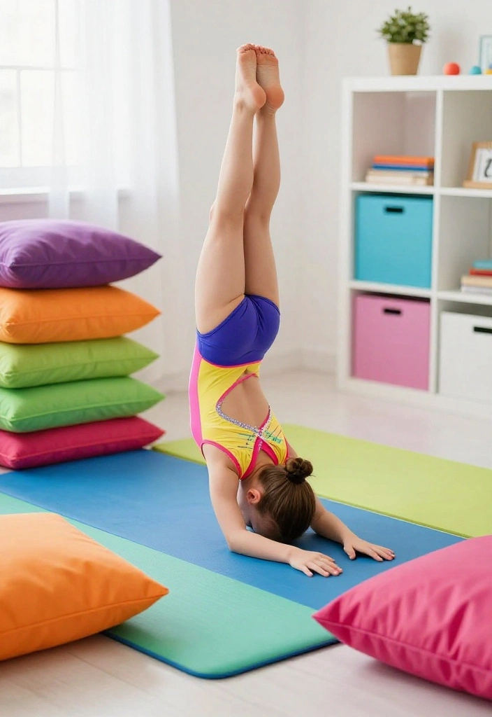 20 Gymnastics Poses for Beginners to Practice and Master at Home - 7. Backbend 1