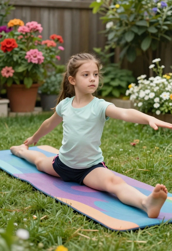 20 Gymnastics Poses for Beginners to Practice and Master at Home - 8. Split Pose 1
