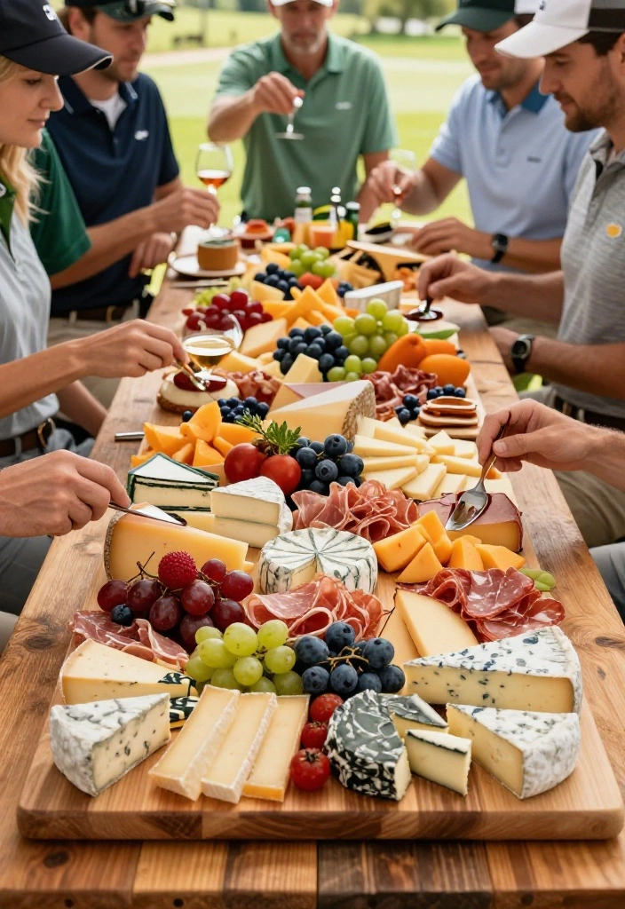20 Masters Golf Party Food Ideas Your Guests Will Love - 10. Cheese and Charcuterie Board 1