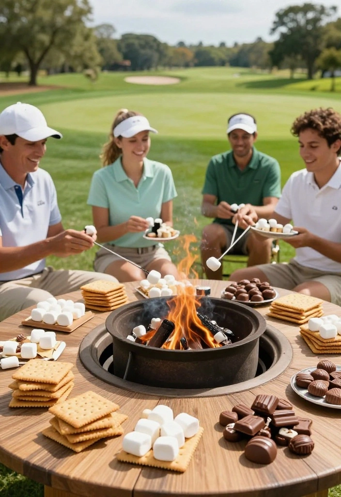 20 Masters Golf Party Food Ideas Your Guests Will Love - 13. S'mores Bar 1