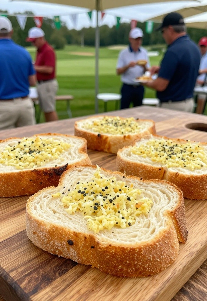 20 Masters Golf Party Food Ideas Your Guests Will Love - 14. Homemade Garlic Bread 1