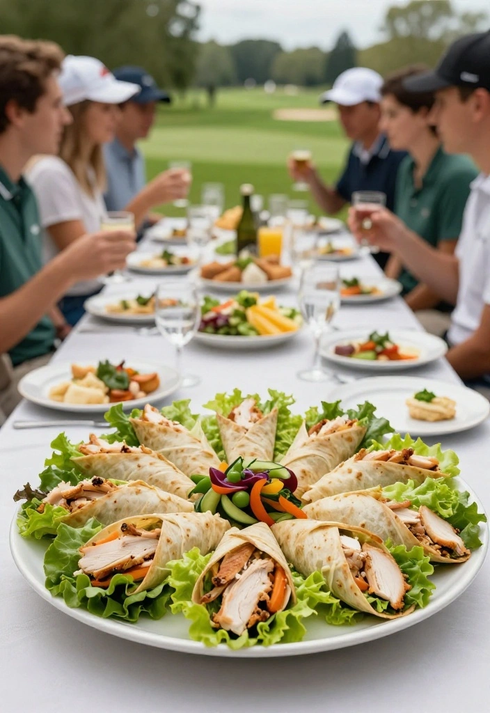 20 Masters Golf Party Food Ideas Your Guests Will Love - 15. Chicken Salad Lettuce Wraps 1