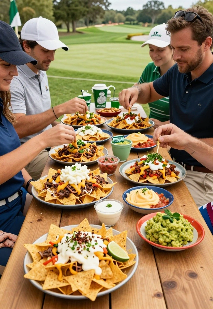 20 Masters Golf Party Food Ideas Your Guests Will Love - 19. Nacho Bar 1
