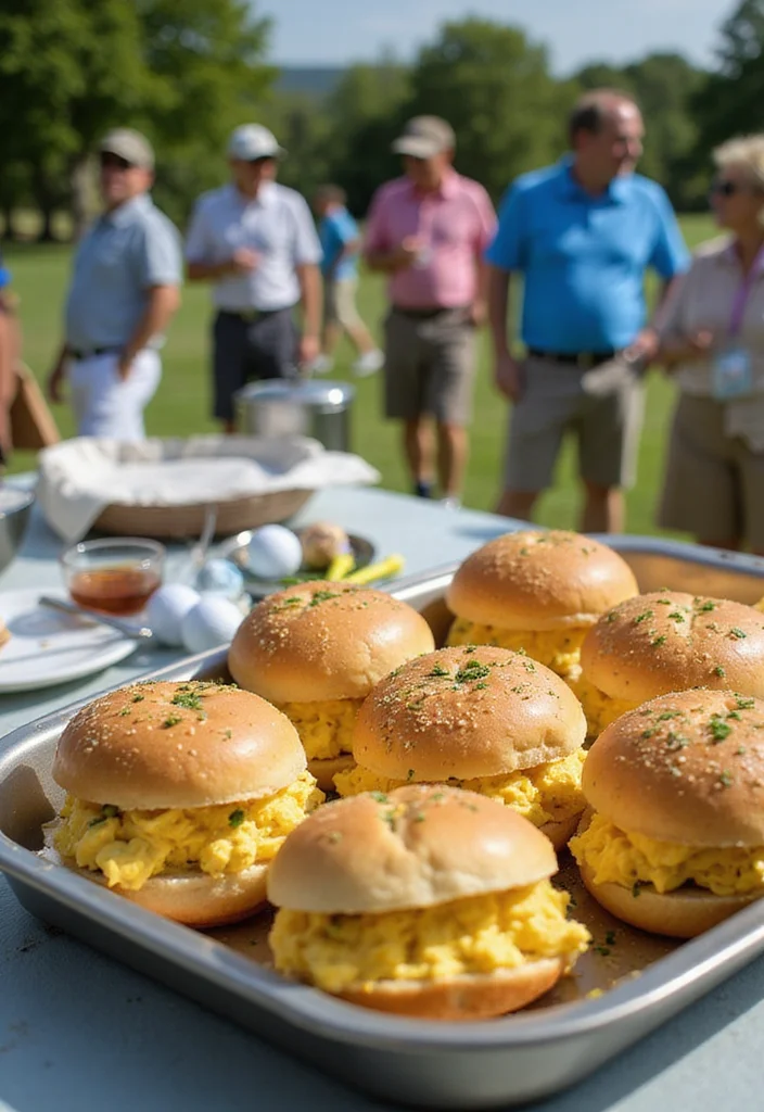 20 Masters Golf Party Food Ideas Your Guests Will Love - 2. Egg Salad Sliders 1