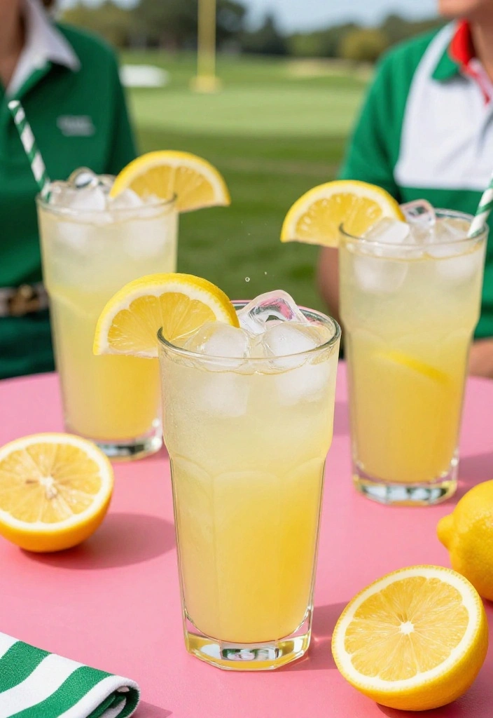 20 Masters Golf Party Food Ideas Your Guests Will Love - 20. Sweet Tea Lemonade 1