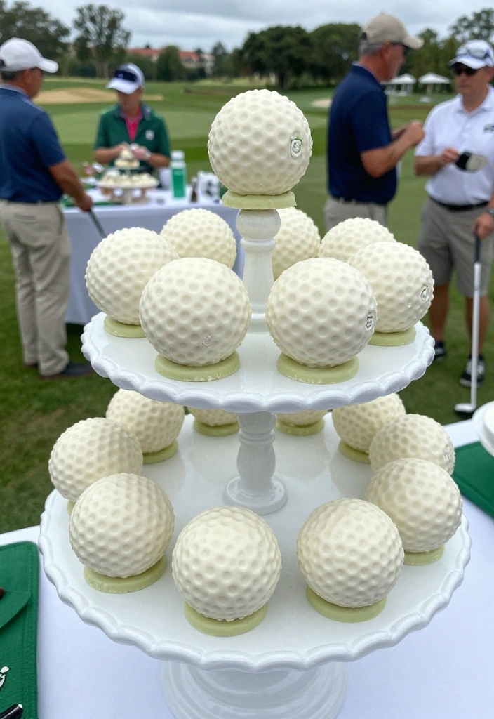 20 Masters Golf Party Food Ideas Your Guests Will Love - 9. Golf Ball Cake Pops 1