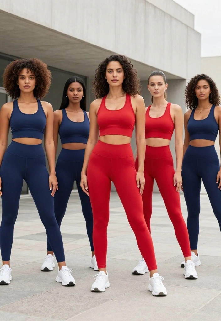 20 Matching Summer Workout Sets That Look Great Without Overheating - 4. Monochrome Magic 1