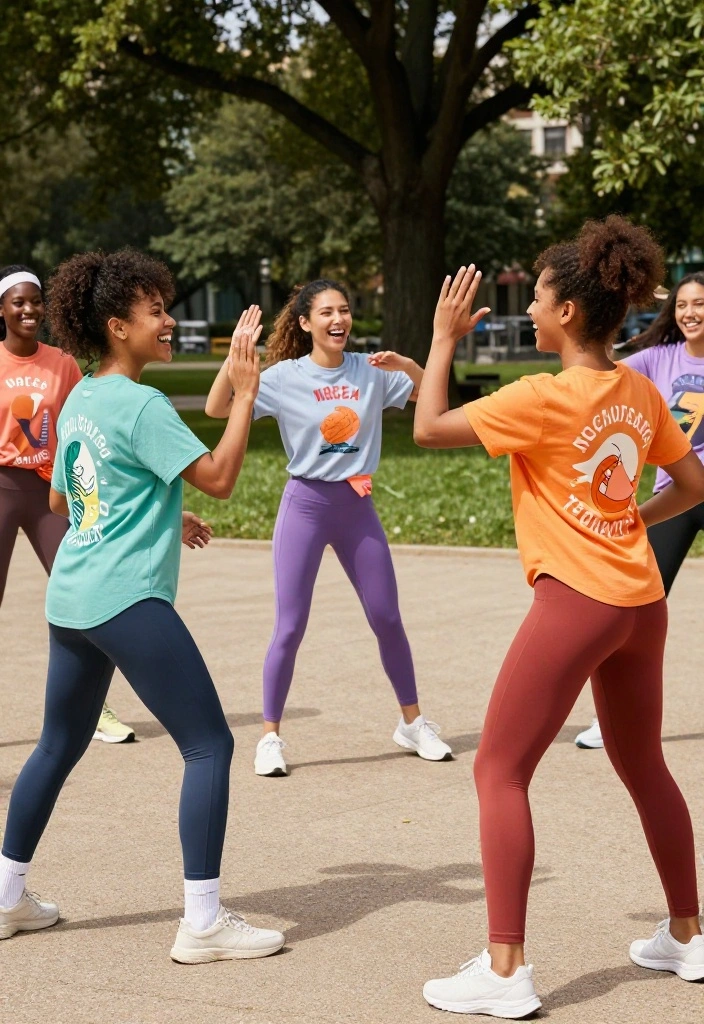 20 Matching Summer Workout Sets That Look Great Without Overheating - 5. Graphic Tees and Leggings 1