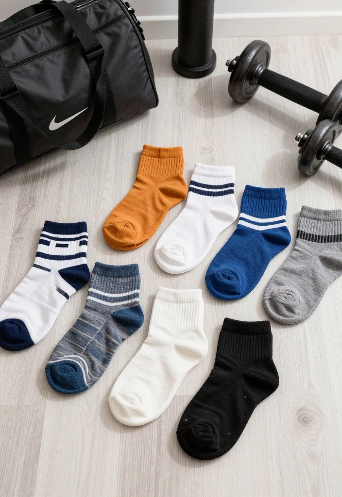 20 Men's Workout Outfit Essentials to Keep in Your Gym Bag at All Times - 7. Performance Socks 1