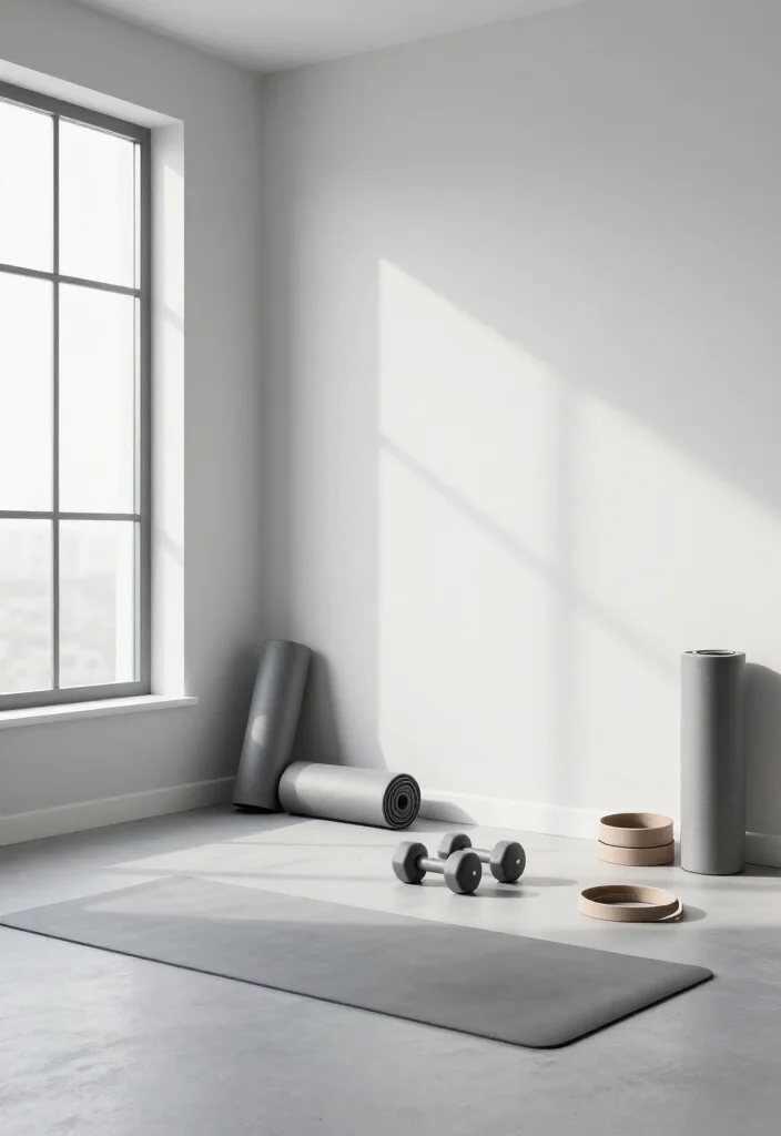 20 Minimalist Gym Aesthetic Ideas for a Clean and Distraction-Free Workout Environment - 1. Neutral Color Palette 1