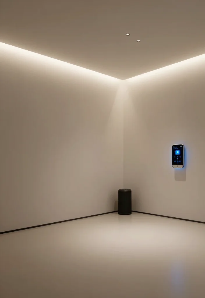 20 Minimalist Gym Aesthetic Ideas for a Clean and Distraction-Free Workout Environment - 12. Smart Technology 1
