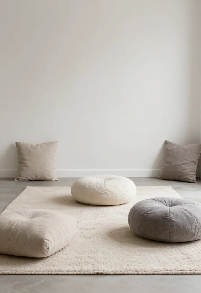 20 Minimalist Gym Aesthetic Ideas for a Clean and Distraction-Free Workout Environment - 17. Soft Textiles 1