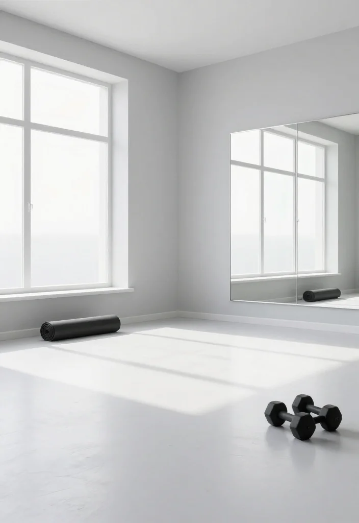 20 Minimalist Gym Aesthetic Ideas for a Clean and Distraction-Free Workout Environment - 2. Natural Light 1