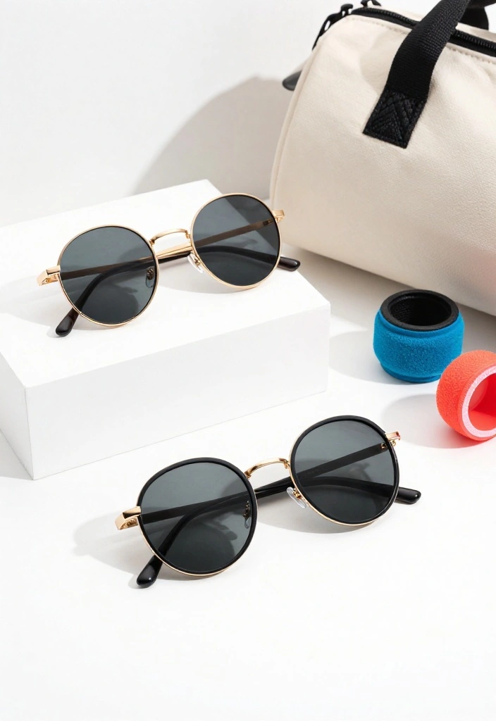 20 Minimalist Gym Bag Essentials for Women Who Hate Carrying Heavy Bags - 20. Chic Sunglasses 1