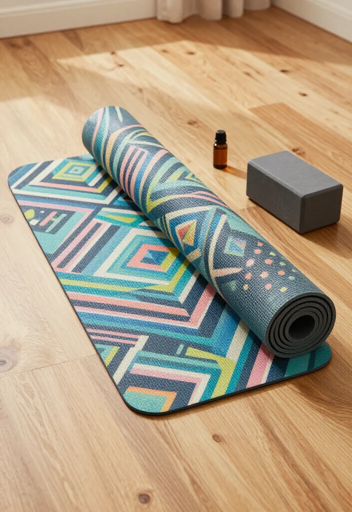 20 Minimalist Gym Bag Essentials for Women Who Hate Carrying Heavy Bags - 7. Portable Yoga Mat 1