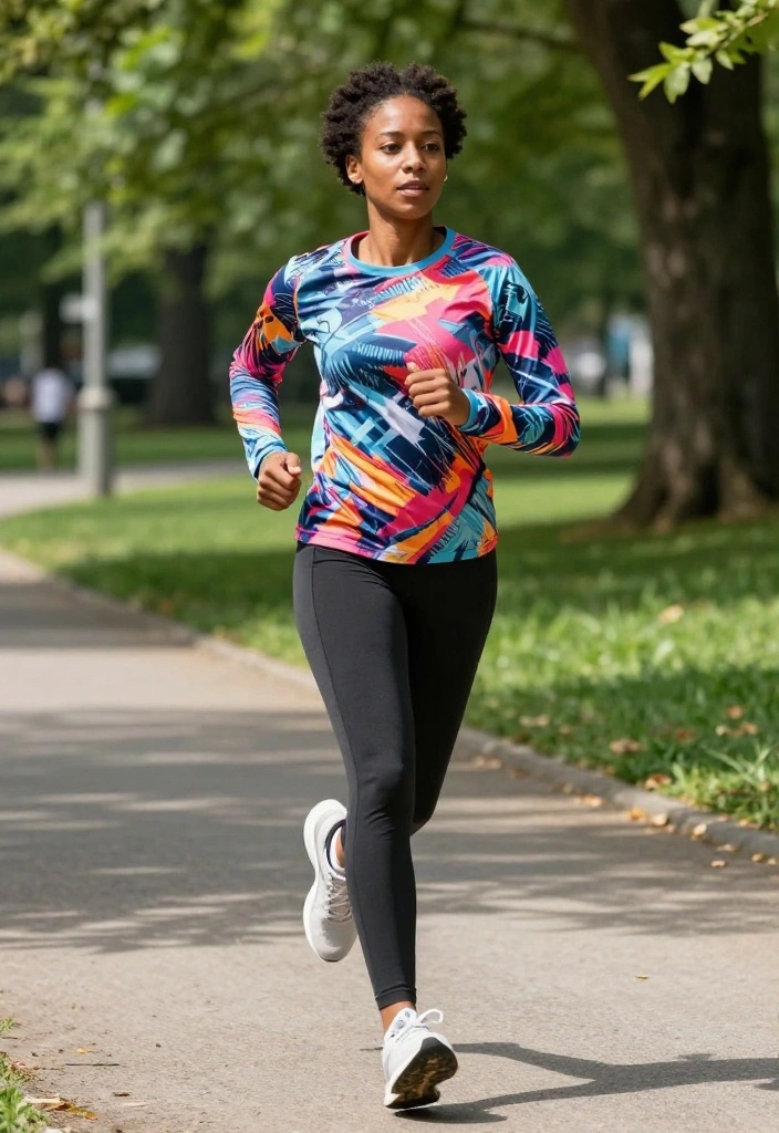 20 Modest Workout Outfits That Offer Full Coverage Without Limiting Movement - 5. Long-Sleeve Performance Shirts 1