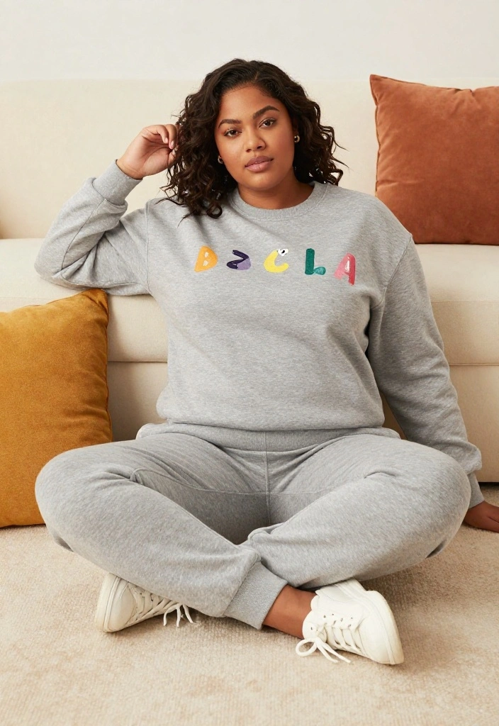 20 Plus Size Workout Outfits That Are Supportive, Stylish, and Actually Comfortable - 11. Cozy Sweat Sets for Post-Workout 1